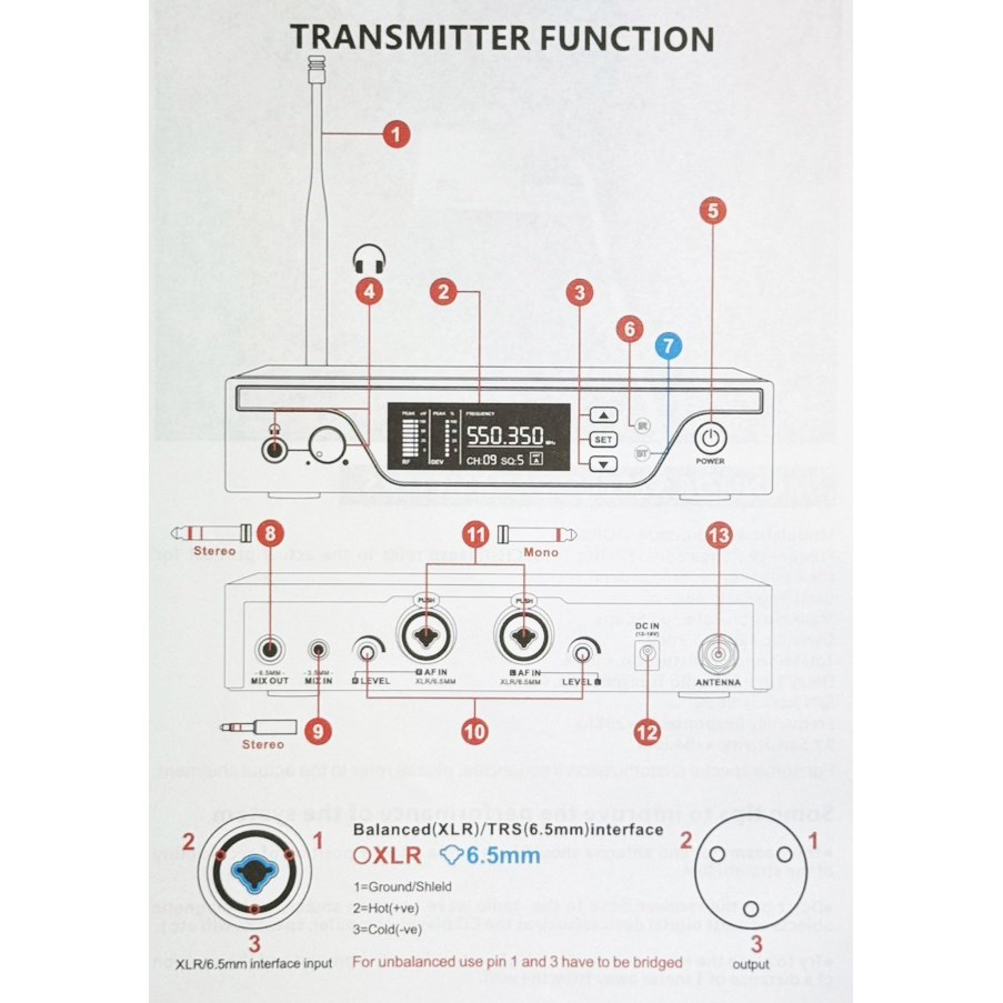 JYC Music嚴選FR-202專業耳返監聽系統-2對2專屬台灣頻率/樂手無線監聽系統/原廠公司貨