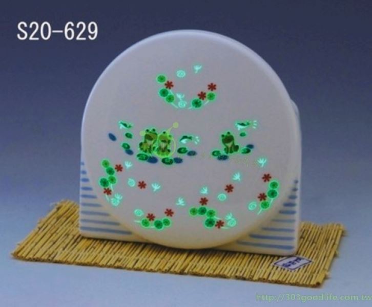 夜光青蛙 圓形提把造型蚊香座 S20-629   4712057806998~需預定商品