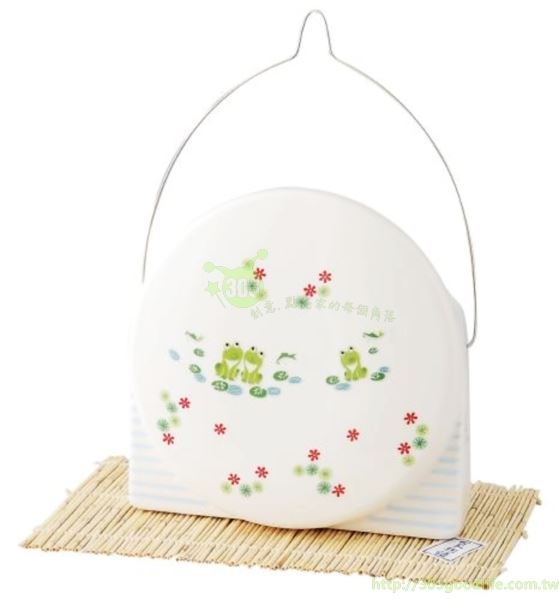 夜光青蛙 圓形提把造型蚊香座 S20-629   4712057806998~需預定商品