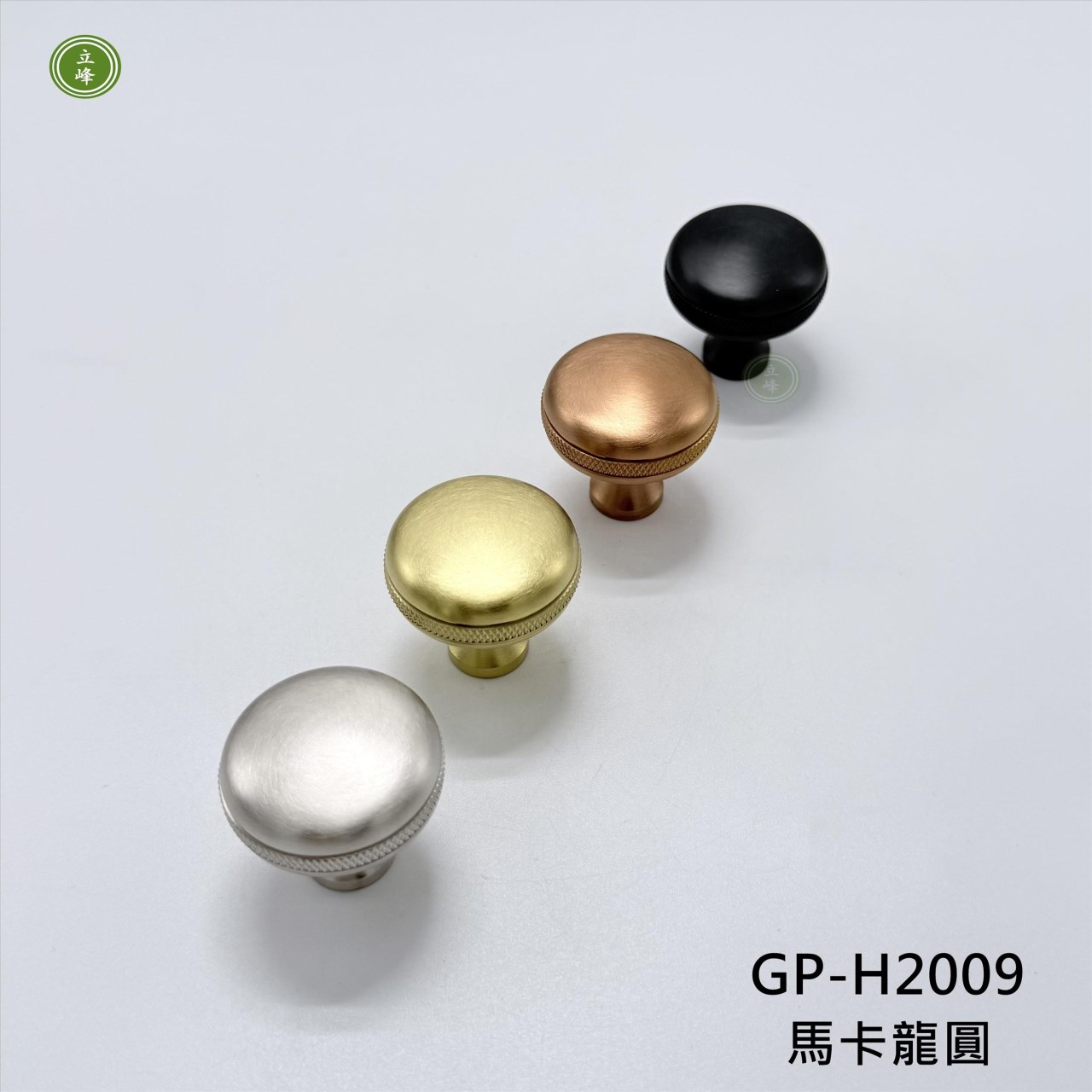 GP-H2009（SN霧銀）馬卡龍圓把手【銅材質】