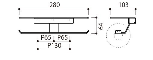 KAWAJUN-SE-62W置物紙架《P06香檳金》