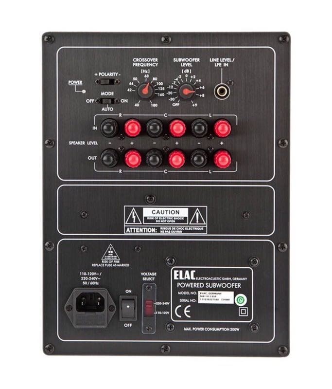 統元音響 ELAC SUB 111.2 ESP 超低音喇叭