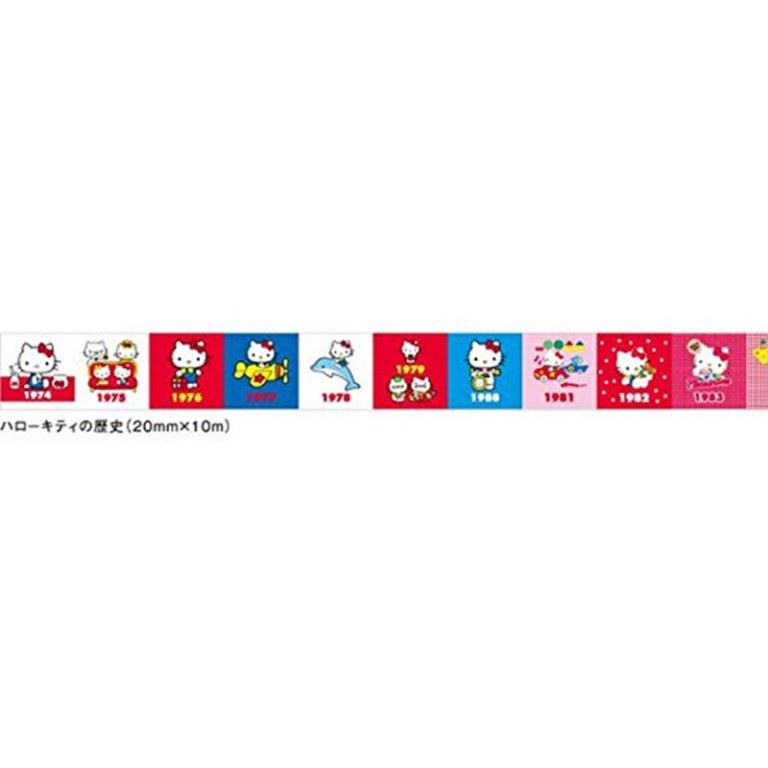 日本製  mt x sanrio 聯名合作款 HelloKitty凱蒂貓  日本限定 躲貓貓/年鑑歷史圖    和紙膠帶/紙膠帶