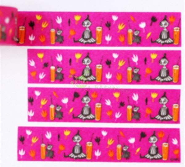 和紙膠帶.紙膠帶 - 北歐芬蘭 Moomins  姆名 / 魯魯米 ~ 粉/綠/藍