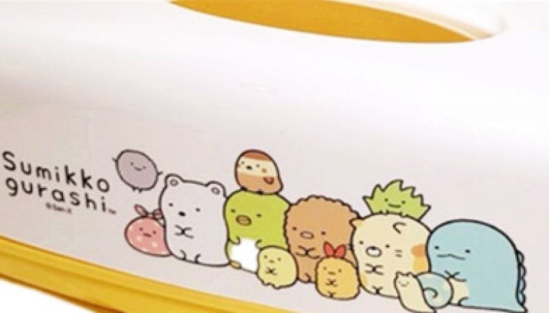台灣製  Sumikko Gurashi 角落生物-小夥伴   面紙盒  2色    4713077266076