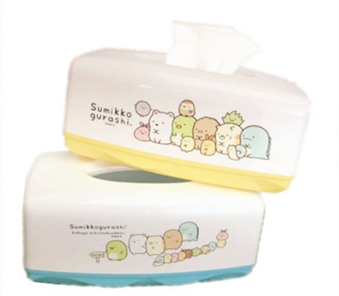 台灣製  Sumikko Gurashi 角落生物-小夥伴   面紙盒  2色    4713077266076
