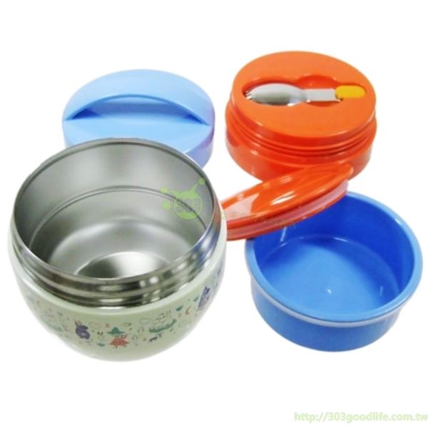 北歐 MOOMIN 魯魯米 保溫碗型餐盒   4973307242434