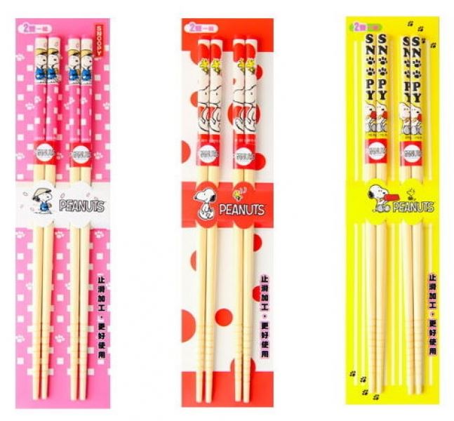 SNOOPY SP-0397  21cm 竹筷 [2雙入]   4711161263970