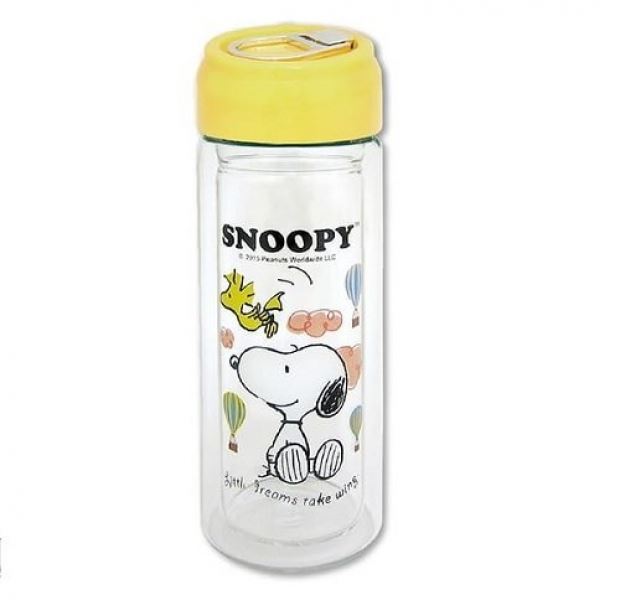 SNOOPY 尚雅雙層 [易開罐蓋] 玻璃壺   4711552092936