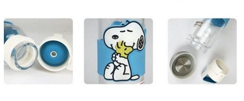 Snoopy 史努比   樂行隨身瓶/玻璃隨身瓶  550 ML   4711552092974