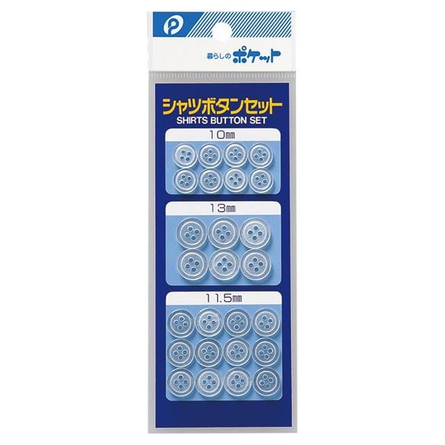 日本製 透明26入鈕扣    4520297020308