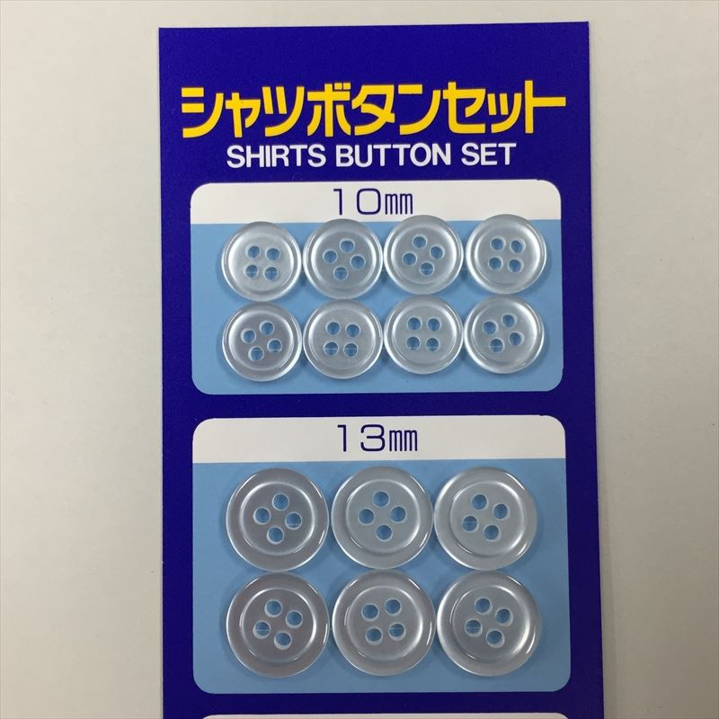 日本製 透明26入鈕扣    4520297020308