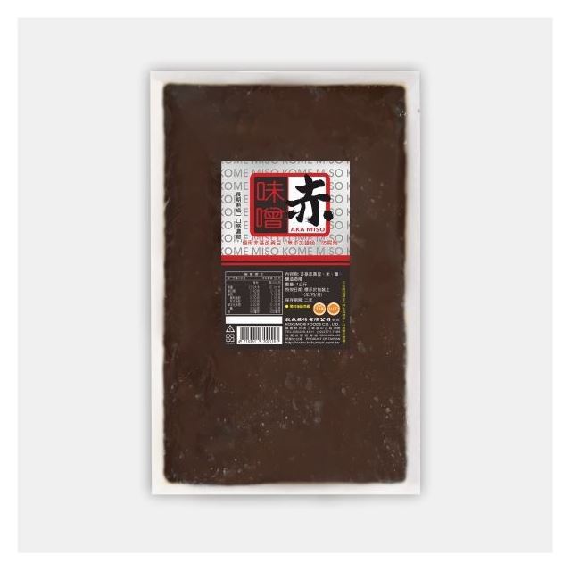穀盛赤味噌1kg【日本赤味噌料理，赤味噌湯底推薦，正宗日式赤味噌，赤味噌料理必備 】#赤味噌醃肉調味料#餐飲用赤味噌。台南、高雄、屏東皆可快速配送