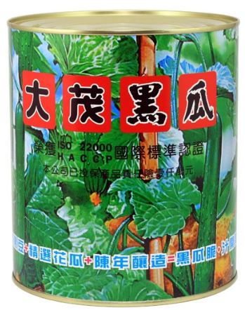大茂黑瓜3kg #黑瓜罐頭 #台式黑瓜醃製 #即食罐頭【經典罐頭小菜、便當罐頭推薦、台灣罐頭推薦】台南、高雄、屏東皆可快速配送