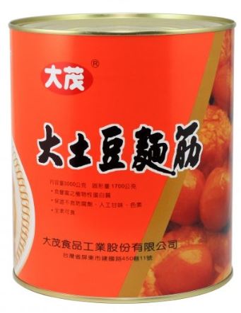 大茂土豆麵筋3kg #土豆麵筋罐頭 #花生麵筋【大茂罐頭、便當配菜罐頭、即食罐頭推薦、台式經典罐頭】台南、高雄、屏東皆可快速配送