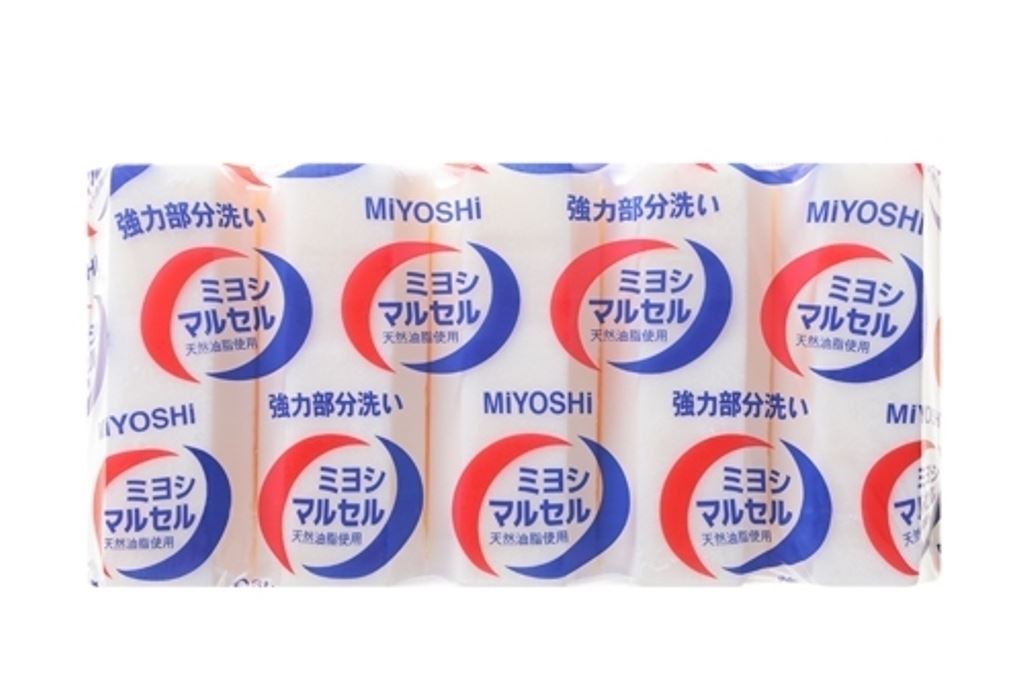 日本製 MIYOSHI 衣物 去污皂 140g  X 5   4902883210018