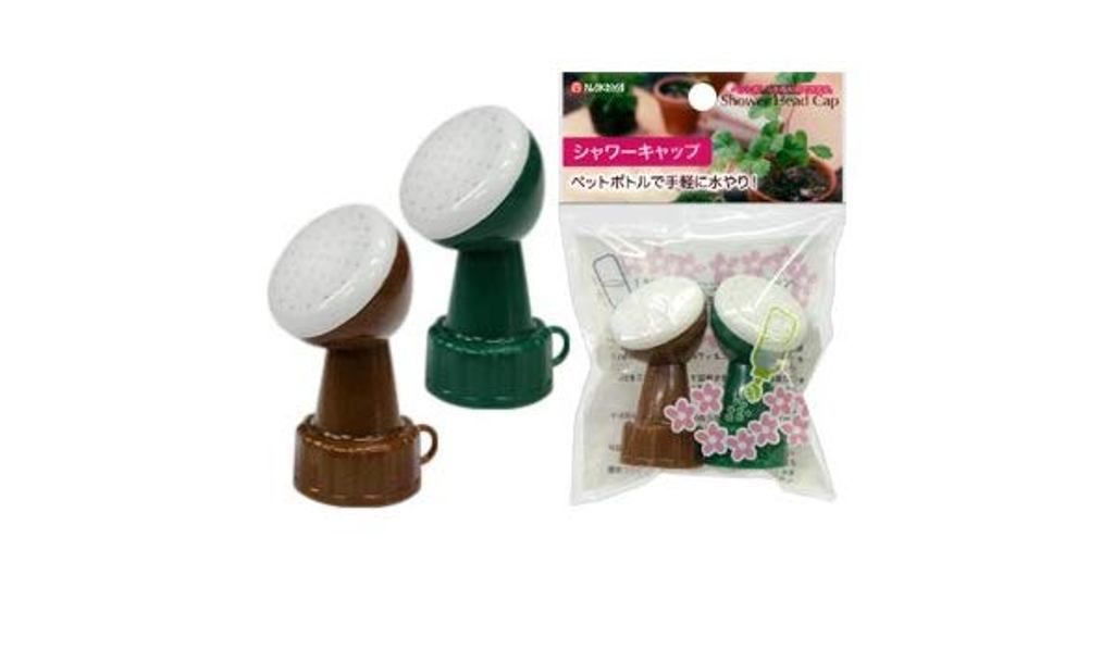 日本製  NAKAYA  Shower Head 寶特瓶專用2入澆花灑水器   4955959212508   