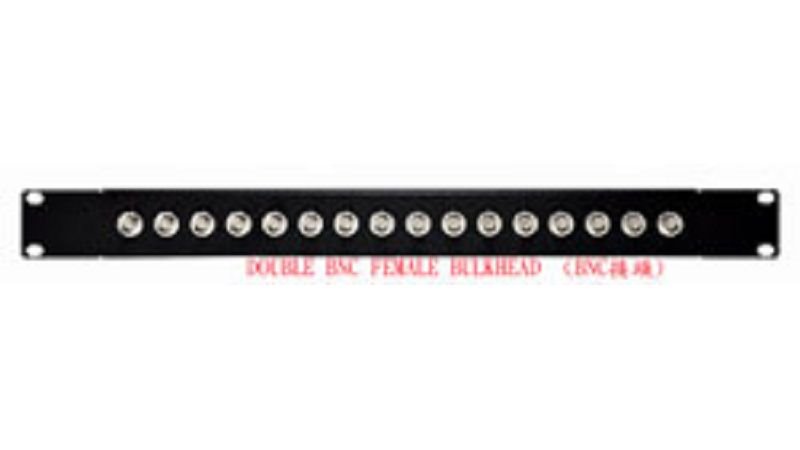 1U及3U BNC接頭理線架 DOUBLE BNC FEMALE BULKHEAD