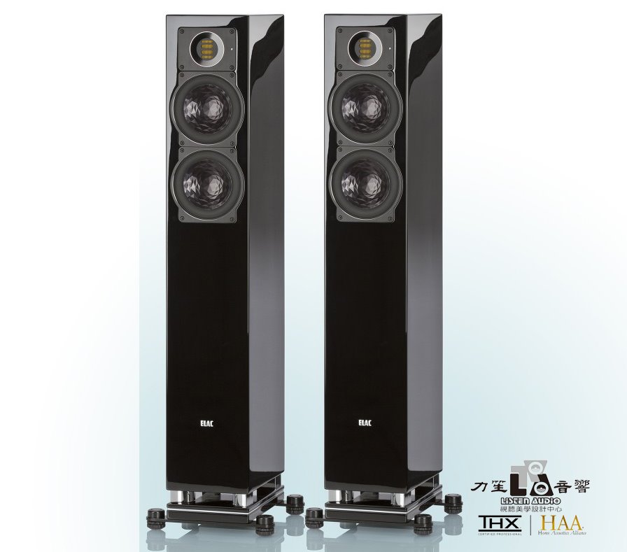 德國 ELAC AIR-X 407+BASE水晶振膜 落地式喇叭