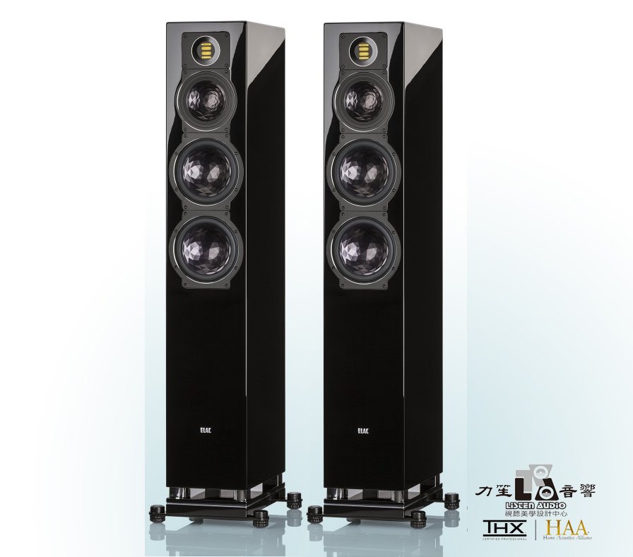 德國 ELAC AIR-X 409+BASE水晶振膜 落地式喇叭