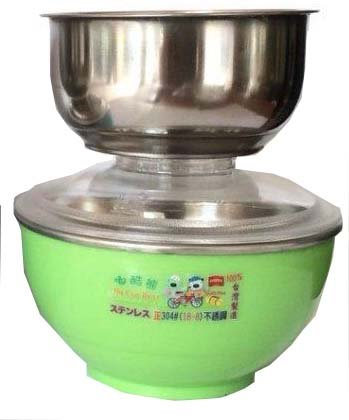 台灣製  甲庚  D-81-3 嘟酷熊  大和中莊碗 - 2入  4710423443631