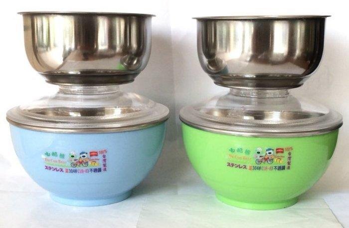 台灣製  甲庚  D-81-3 嘟酷熊  大和中莊碗 - 2入  4710423443631