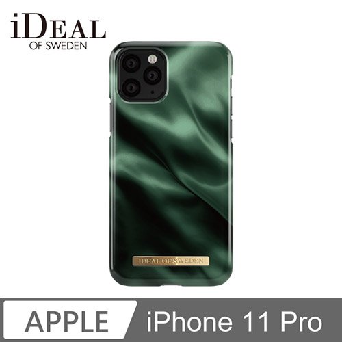 iDeal Of Sweden iPhone 11 Pro 北歐時尚瑞典流行手機殼-翡翠綠緞