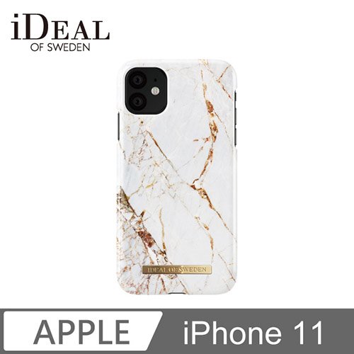 iDeal Of Sweden iPhone 11 北歐時尚瑞典流行手機殼-義大利卡拉拉金大理石
