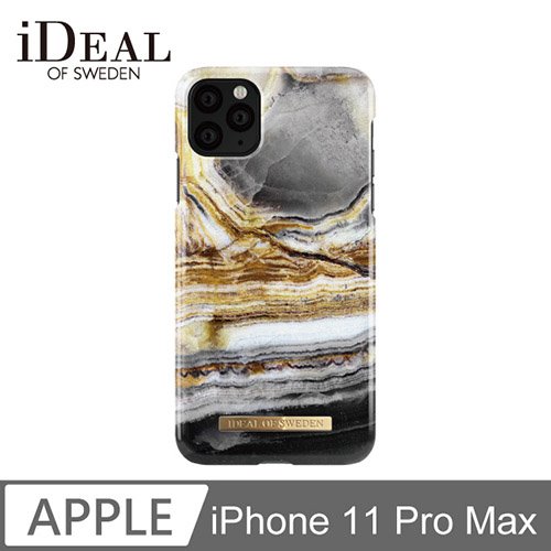 iDeal Of Sweden iPhone 11 Pro Max 北歐時尚瑞典流行手機殼-太空瑪瑙大理石