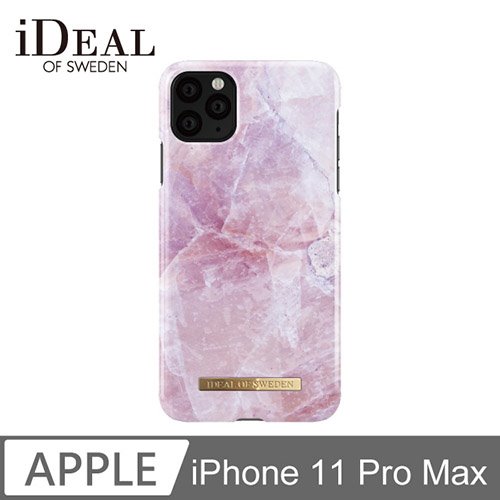 iDeal Of Sweden iPhone 11 Pro Max 北歐時尚瑞典流行手機殼-希臘粉玫瑰大理石
