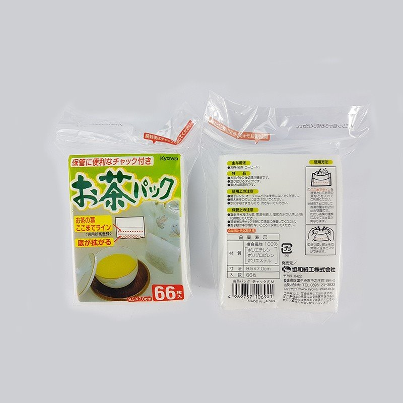 日本製  Kyowa 沖泡潡滷66入濾茶紙    4969757106921