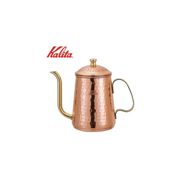 日本製  Kalita 600銅壺咖啡手沖壺細口壺宮廷壺 (浮雕款)   4901369507529~需預購