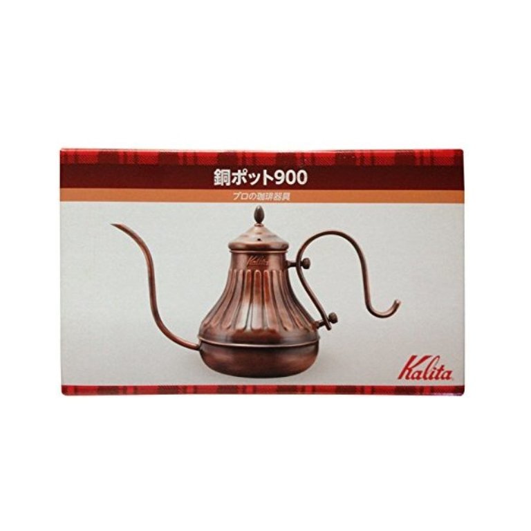 日本製 Kalita  900銅壺咖啡手沖壺細口壺宮廷壺(浮雕款)   4901369508045 ~需預購