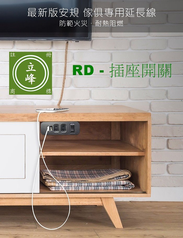 RD-2孔式插座開關