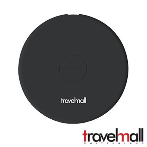 Travelmall 輕薄旅行專用快速無線充電/輕巧便攜/智慧安全-黑