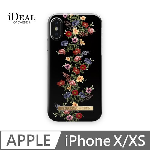 iDeal Of Sweden iPhone X/Xs 北歐時尚瑞典流行手機殼-黑彩繽紛