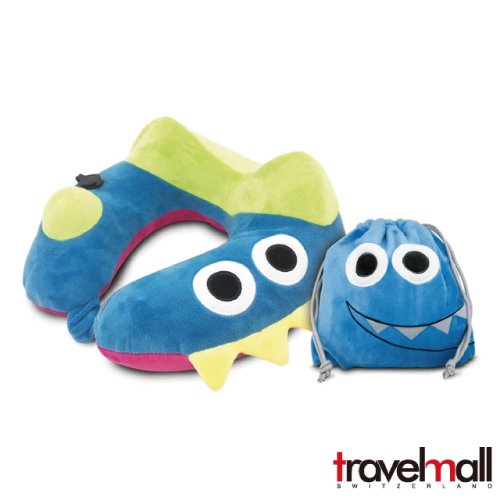 Travelmall 動物系列專利3D按壓式充氣枕-恐龍版