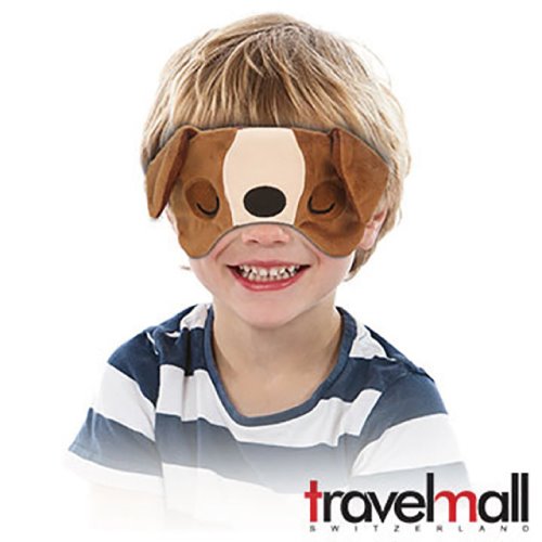 Travelmall 動物系列舒適旅行眼罩-鬥牛犬版