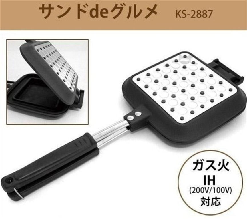 日本製 杉山金屬 KS-2887 三明治/烤盤   4900896128870 