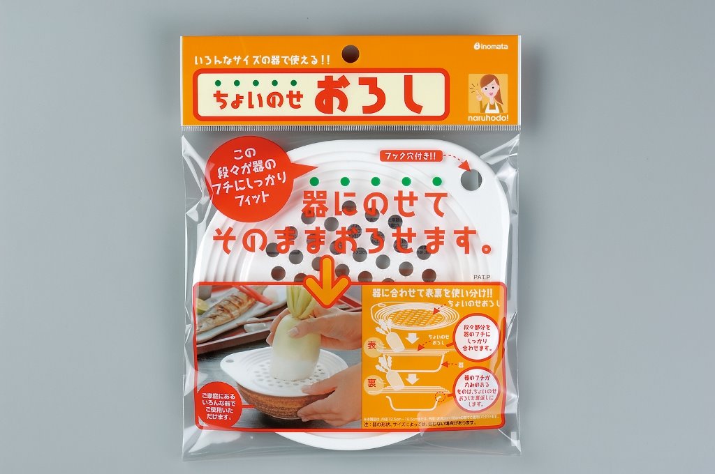 日本製  inomata 1098 圓形碗缽研磨磨泥器(兩面皆可使用)    4905596109860