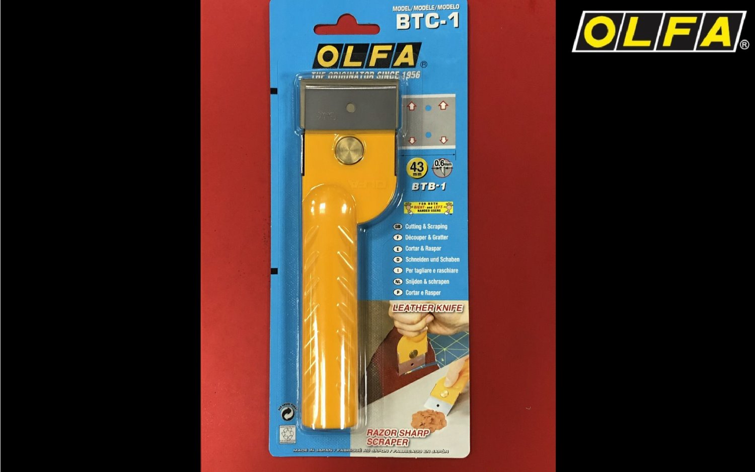 OLFA BTC-1 日式皮革刀