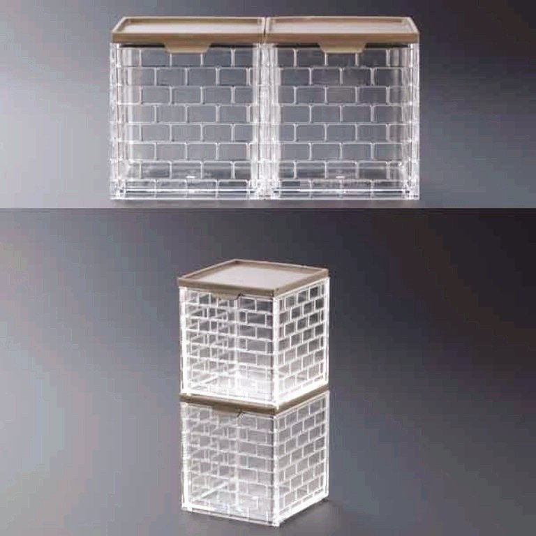 日本製inomata  1149 廚房儲物盒-白   4905596114963/ -棕  4905596114970
