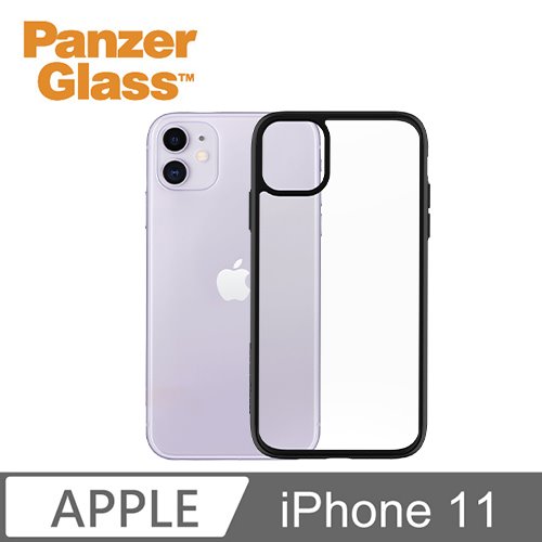 PanzerGlass iPhone 11 耐衝擊強化輕薄漾玻黑框防摔殼