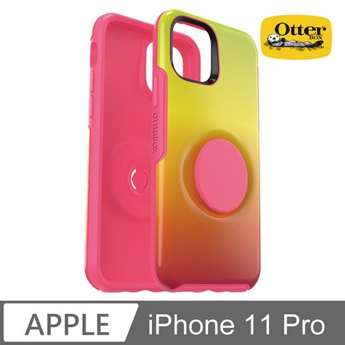 OtterBox Otter + Pop iPhone 11 Pro Symmetry 炫彩幾何泡泡騷保護殼-彩虹