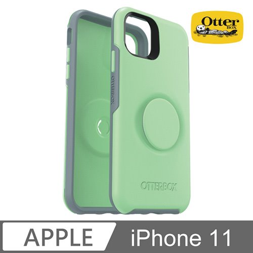 OtterBox Otter + Pop iPhone 11 Symmetry 炫彩幾何泡泡騷保護殼-綠