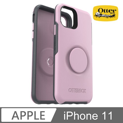 OtterBox Otter + Pop iPhone 11 Symmetry 炫彩幾何泡泡騷保護殼-粉