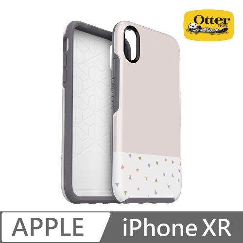 OtterBox iPhone XR Symmetry炫彩幾何圖騰保護殼-Party Dip