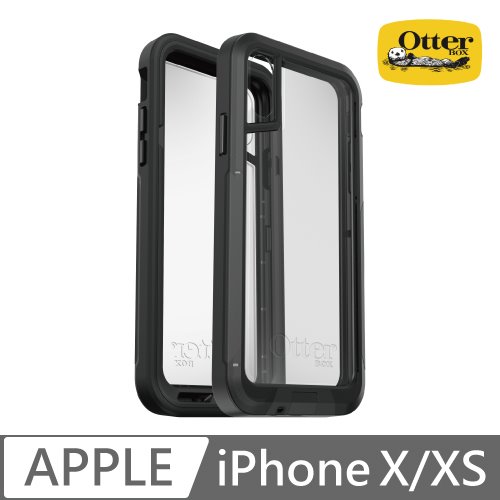 OtterBox iPhone X/Xs Pursuit探索者系列保護殼-黑/透
