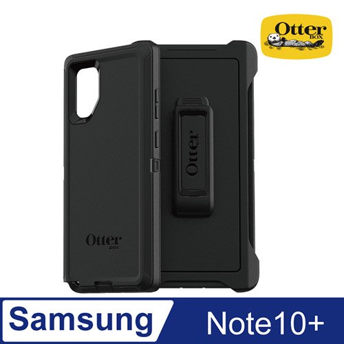 OtterBox Samsung Galaxy Note10+ Defender防禦者系列保護殼-黑