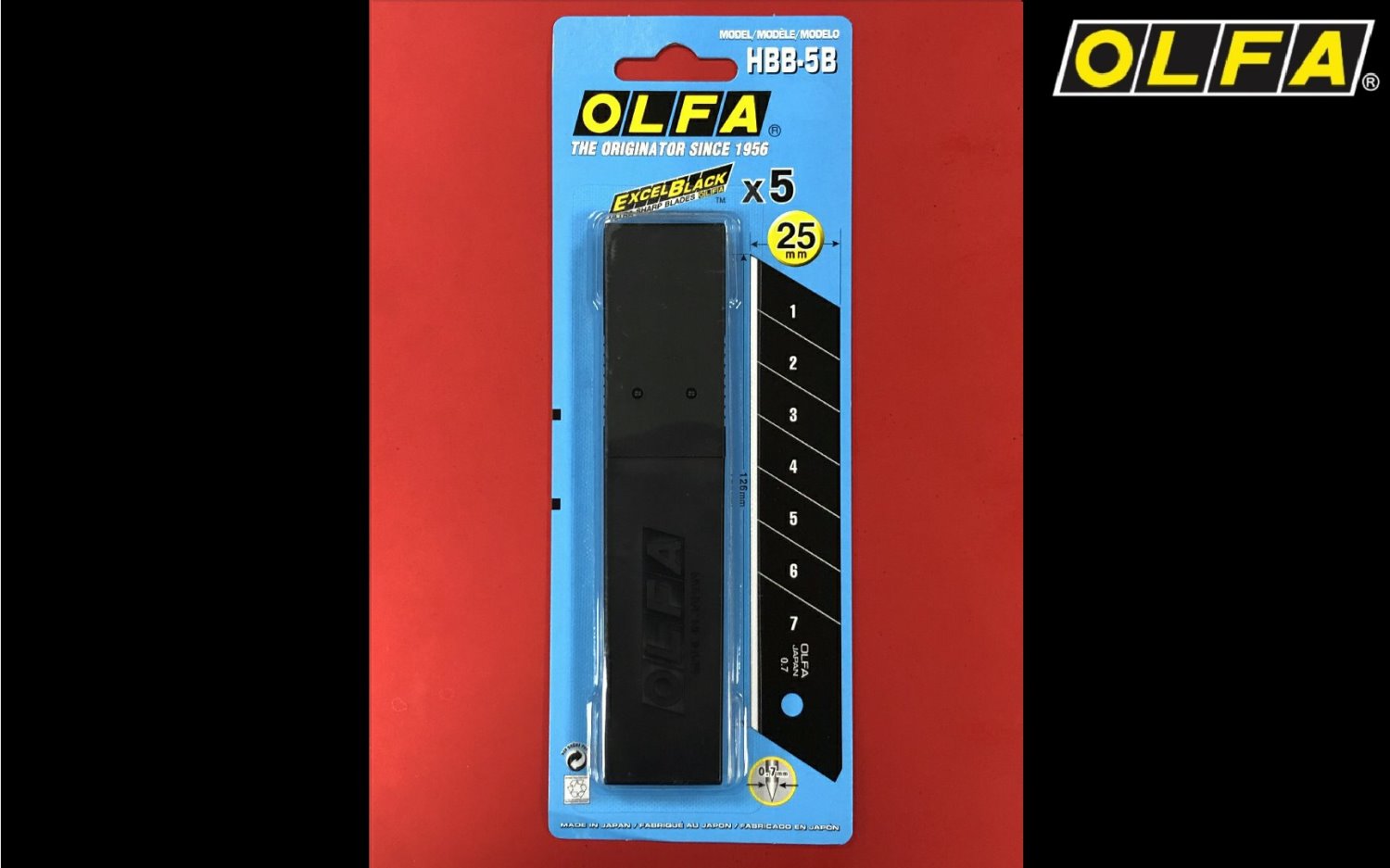 OLFA HBB-5B特大型超銳利美工刀片